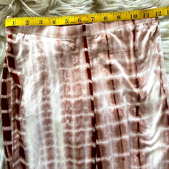 Tie Dye Lettuce Edge Bell Bottom Pants - Picture 10 of 12